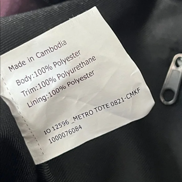 Sakroots Purple Metro Tote Owl Charm Tassel Bag | Boho Everyday Tote - Picture 12 of 17